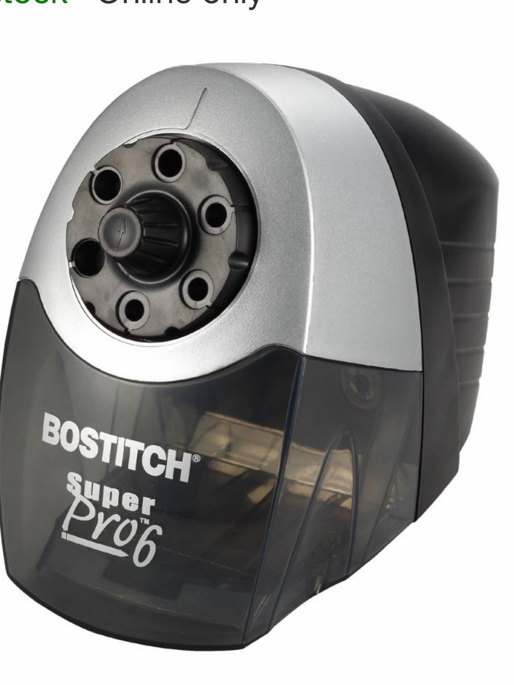 Stanley Bostitch SuperPro6 Commercial Pencil Sharpener with 6 Holes New
